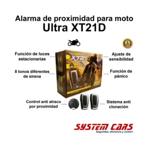 Alarma de proximidad para moto Ultra XT21D