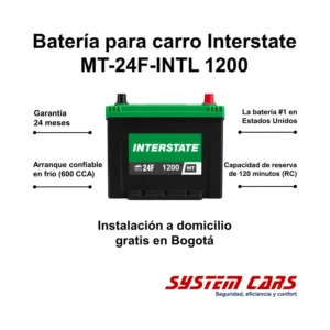 Batería Interstate para carro MT-24F-INTL